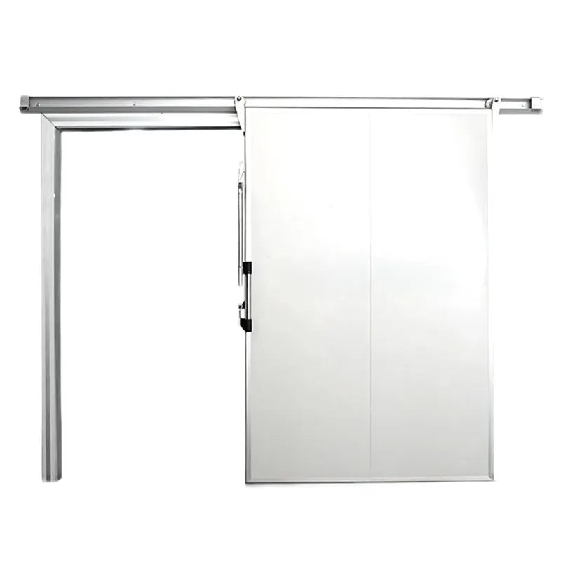 Sliding cooler door